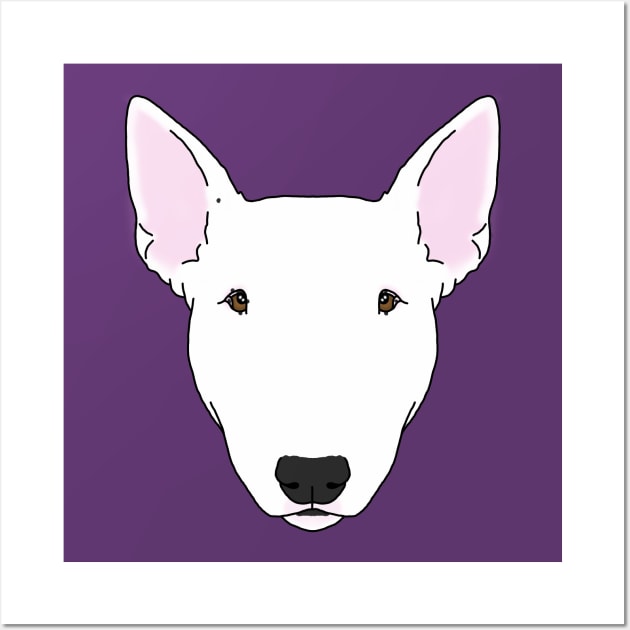 Bull Terrier Wall Art by childofthecorn